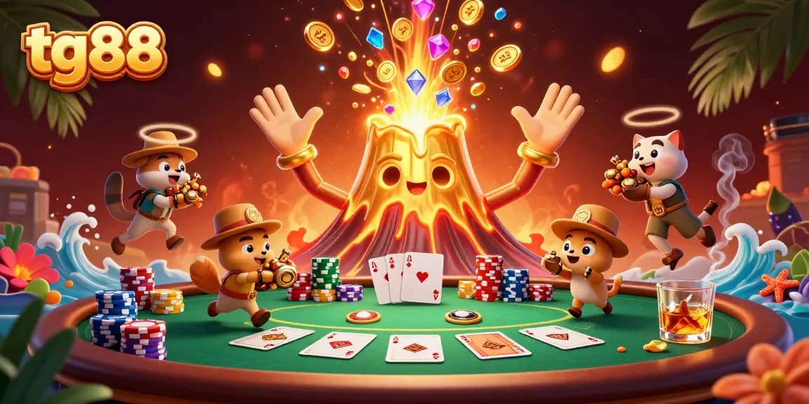 Experience thrilling wins at tg88 with a vibrant casino adventure featuring dynamic game elements and treasures.