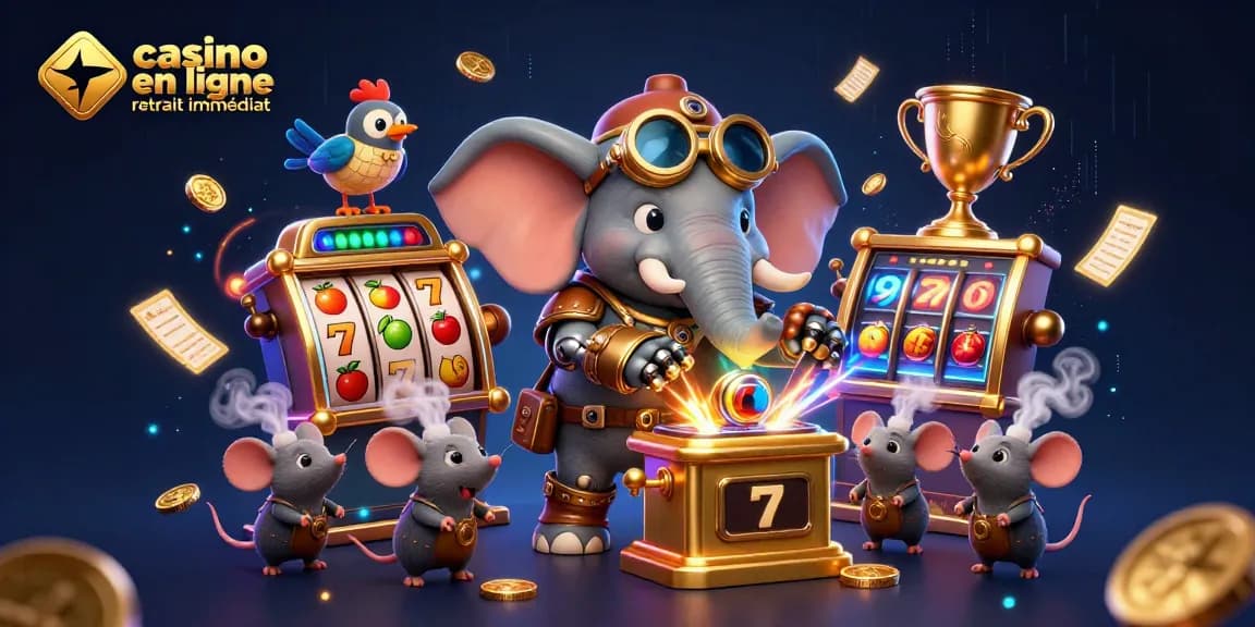 Jouez avec casino en ligne retrait immédiat et profitez d'une machine à sous dorée remplie de symboles chanceux.