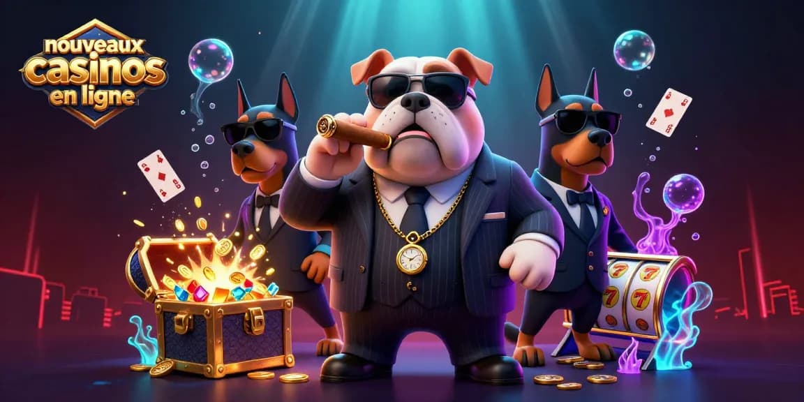 Profitez des nouveaux casinos en ligne avec cette scène dynamique reflétant une expérience de jeu captivante.