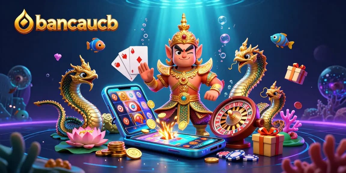 Engage with bancaucb in a vivid underwater adventure featuring dynamic slot games and captivating sea creatures.