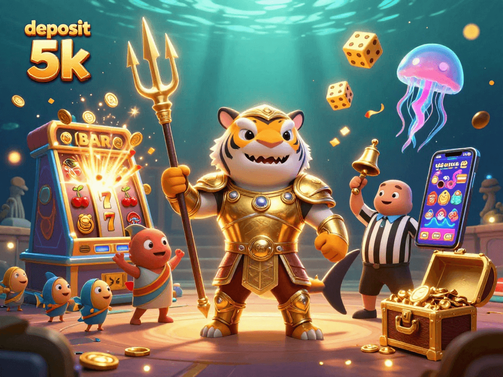 Win big with deposit 5k as the vibrant jackpot explodes in this thrilling casino scene.