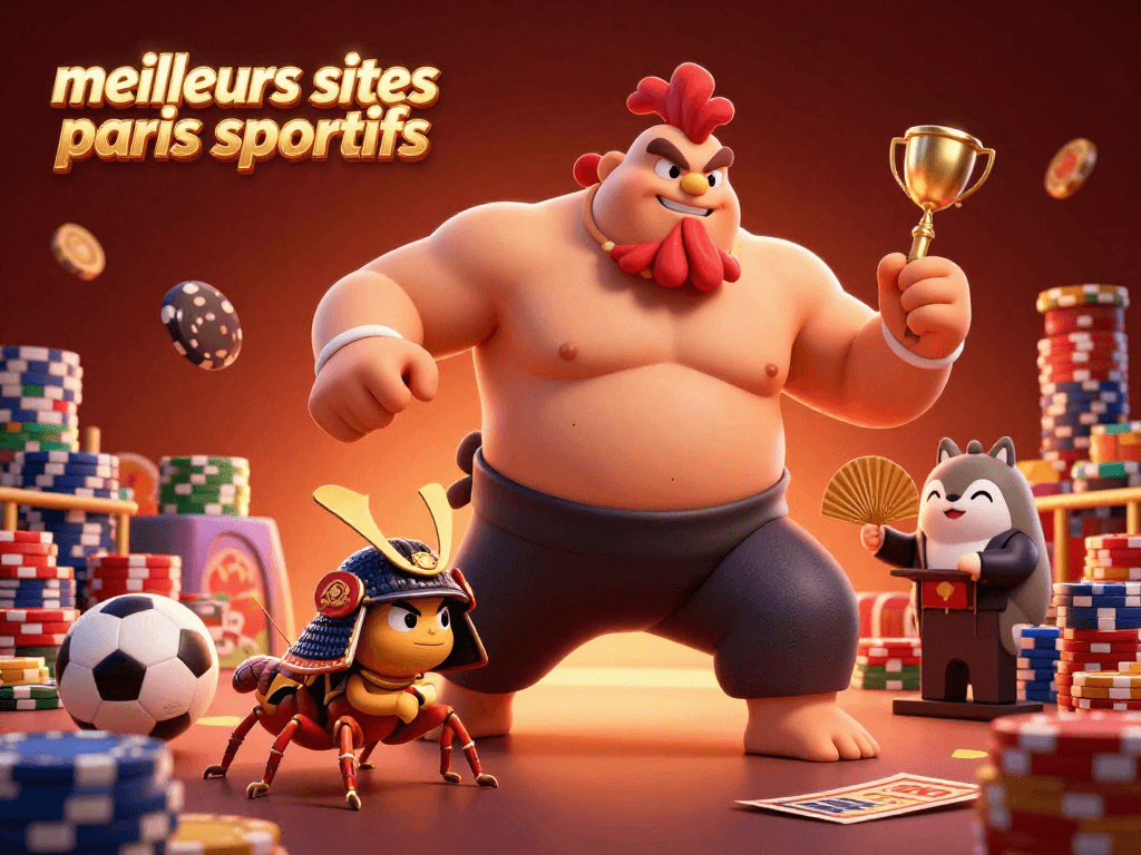 Pariez sur les meilleurs sites de paris sportifs avec des personnages colorés et dynamiques à l'animation captivante.
