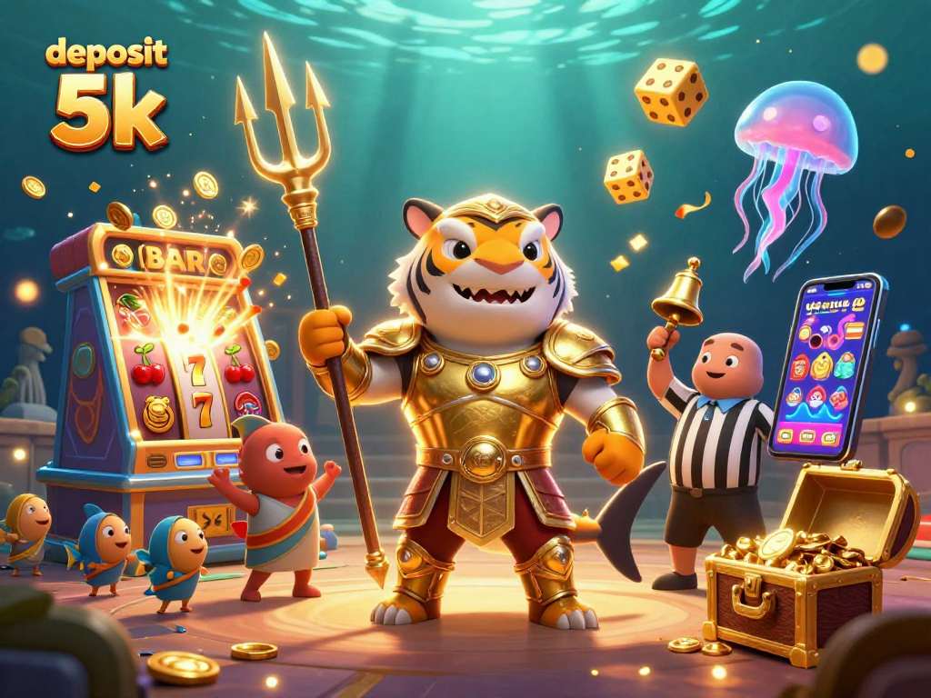 Win big with deposit 5k as the vibrant jackpot explodes in this thrilling casino scene.