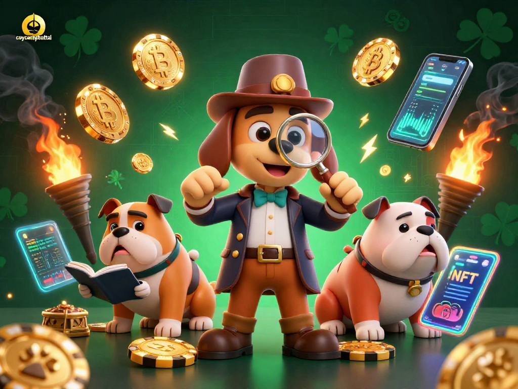 Engage with the caycanhphattai game as the detective reveals clues amidst vivid crypto elements.