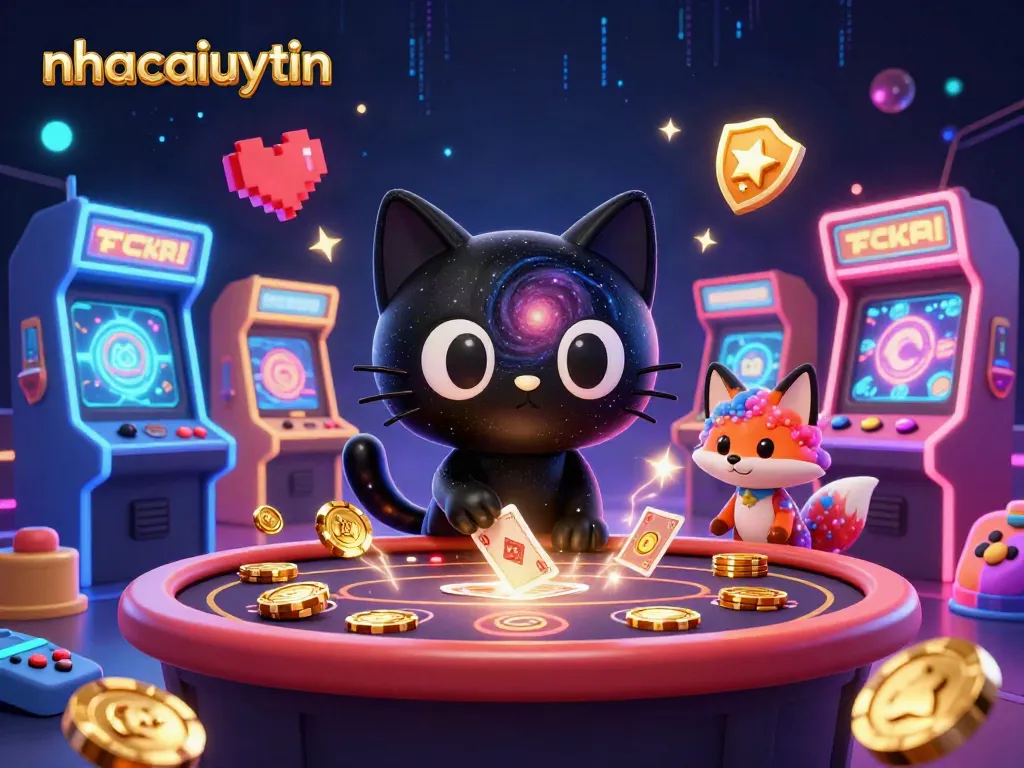 Engaging gaming session at nhacaiuytin casino with dynamic elements and striking characters.