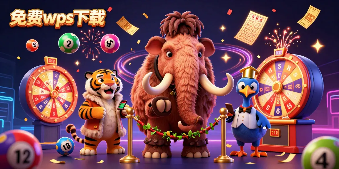 在娱乐场尽情享受免费wps下载的乐趣，猛犸象保安、剑齿虎贵宾和渡渡鸟门卫同框，喜庆元素满满！