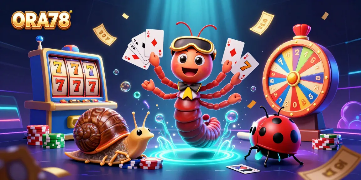 ORA78 menghadirkan dealer kartun 3D yang menghibur dan slot berwarna-warni untuk pengalaman judi yang menarik.