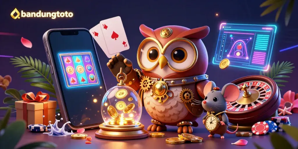 Experience the vibrant bandungtoto world with our dynamic steampunk-themed gaming scene.