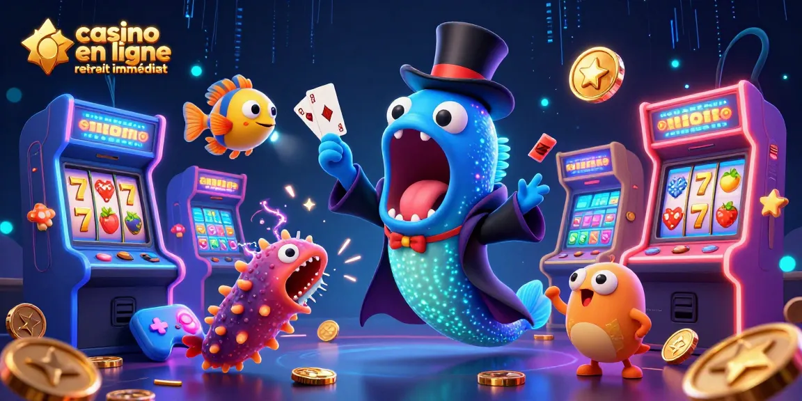 Découvrez le casino en ligne retrait immédiat avec des créatures marines magiques et des machines à sous vibrantes.