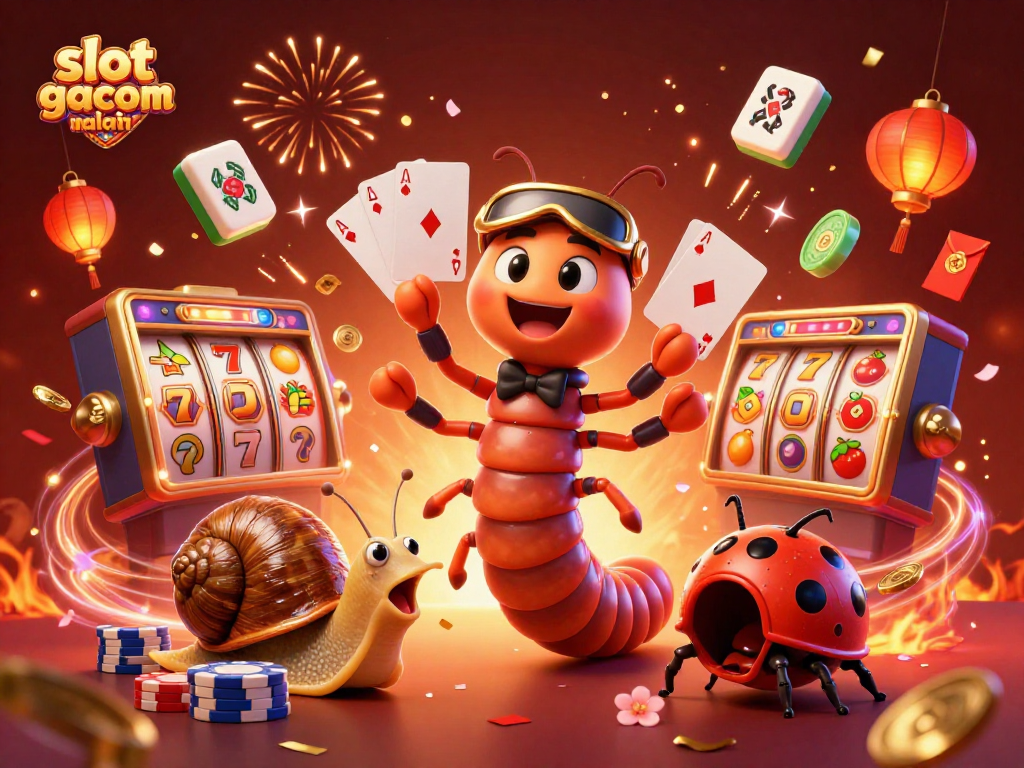 Experience excitement with slot gacor malam ini featuring vibrant characters and dynamic casino elements.