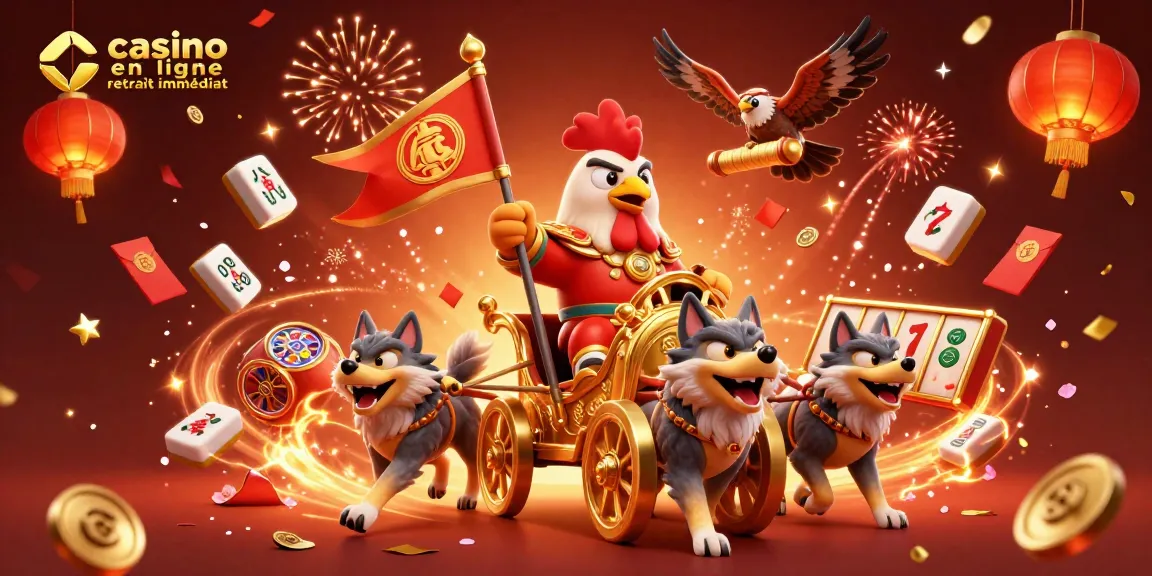 Profitez de l'excitation du casino en ligne retrait immédiat avec notre illustration dynamique et colorée.