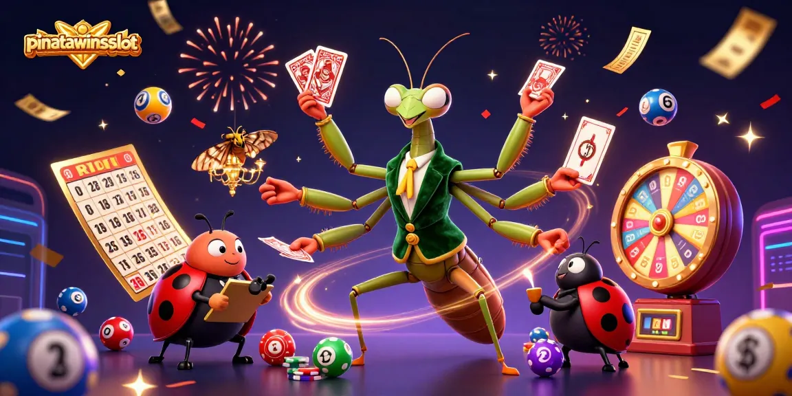 Experience vibrant fun with pinatawinsslot featuring colorful lottery elements in a dynamic casino setting.