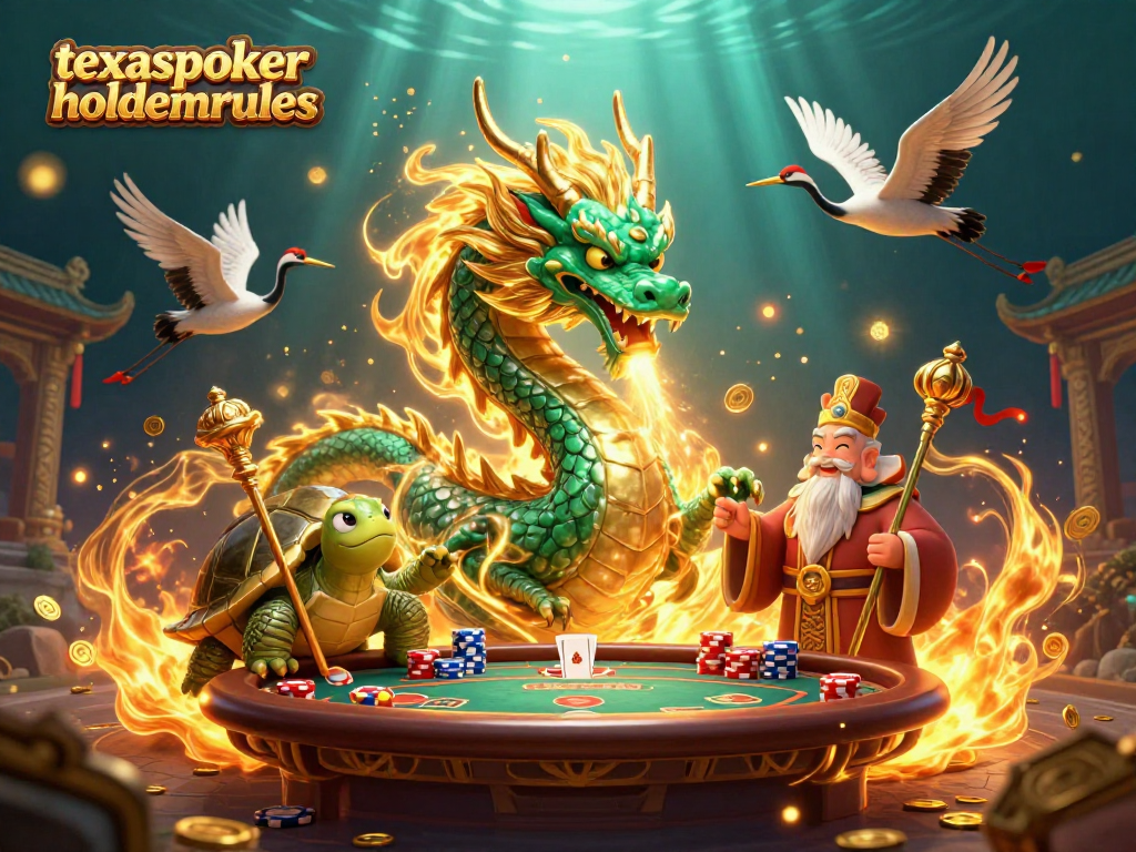 Engage with the exciting gameplay of texaspokerholdemrules featuring dragon, sage, and cranes.