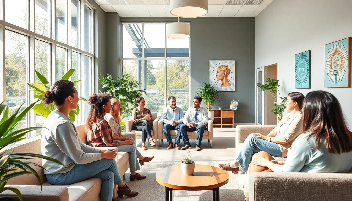 Enhance your understanding of Mental Health Care with diverse individuals engaging in supportive activities.