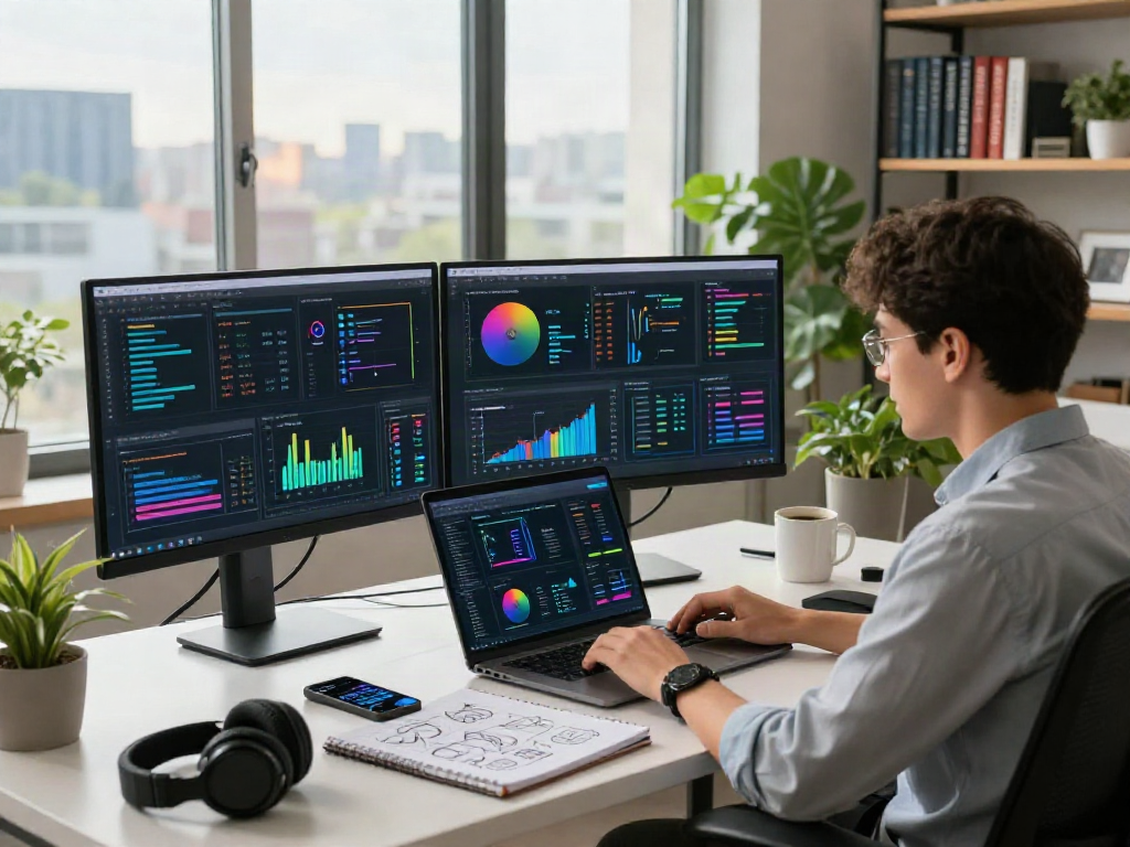 Explore crush on ai in a vibrant analytics workspace showcasing innovative data analysis and insights