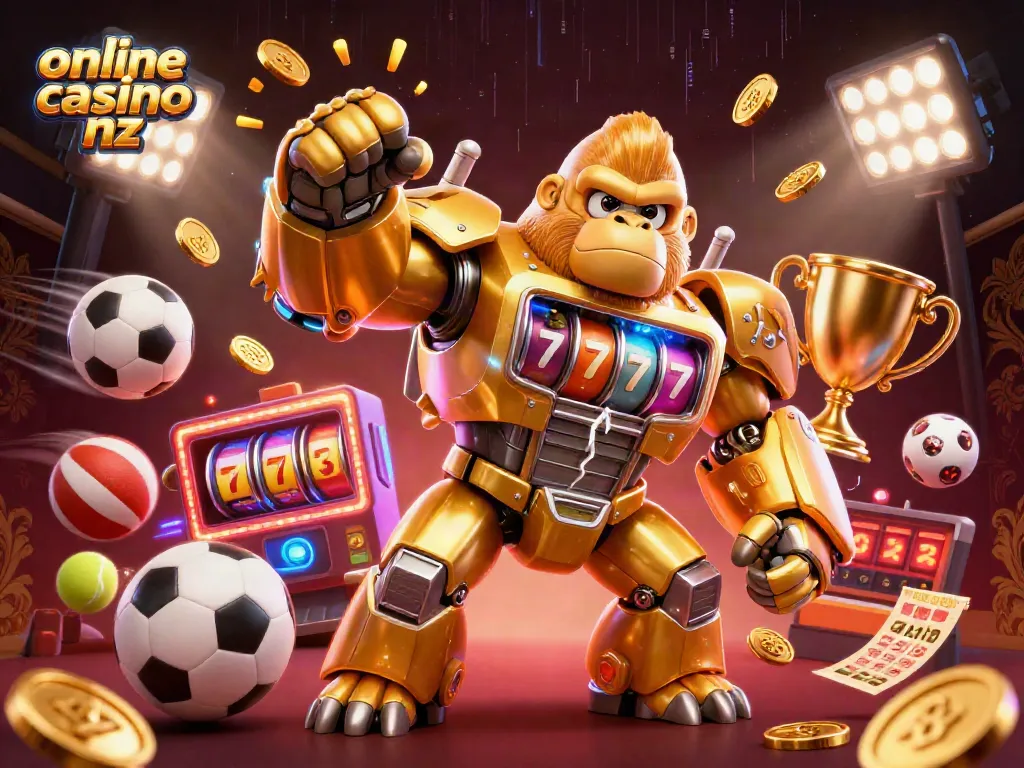 Engage with the dynamic world of online casino nz featuring vibrant gaming character illustrations and action.