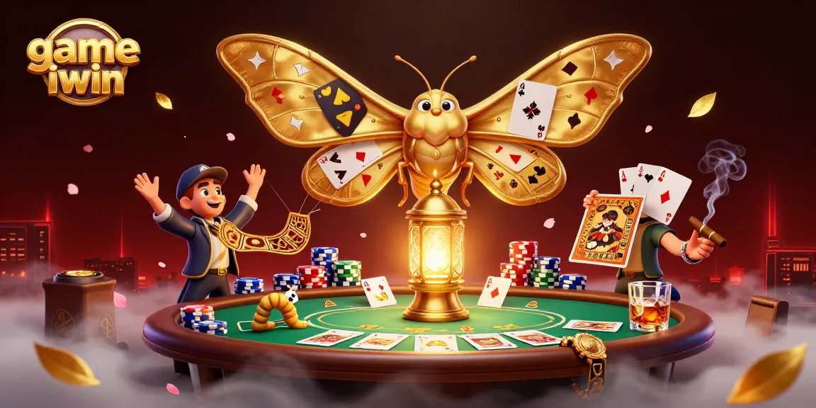 Engage in the thrilling game iwin with an intricate 3D illustration showcasing a lively casino scene.
