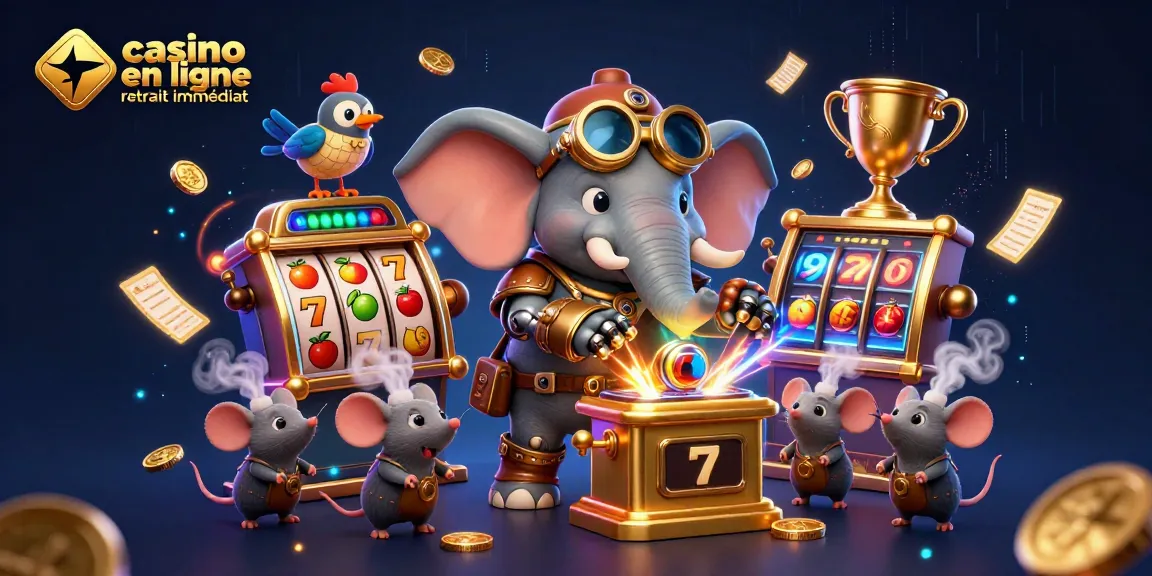 Jouez avec casino en ligne retrait immédiat et profitez d'une machine à sous dorée remplie de symboles chanceux.