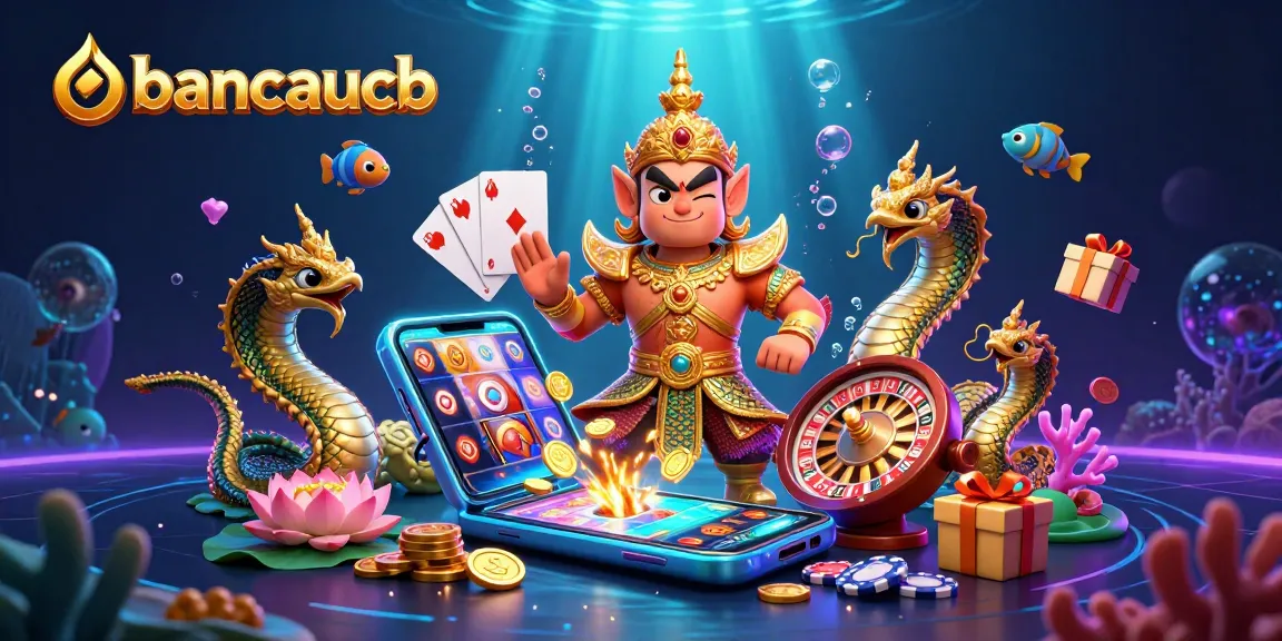 Engage with bancaucb in a vivid underwater adventure featuring dynamic slot games and captivating sea creatures.