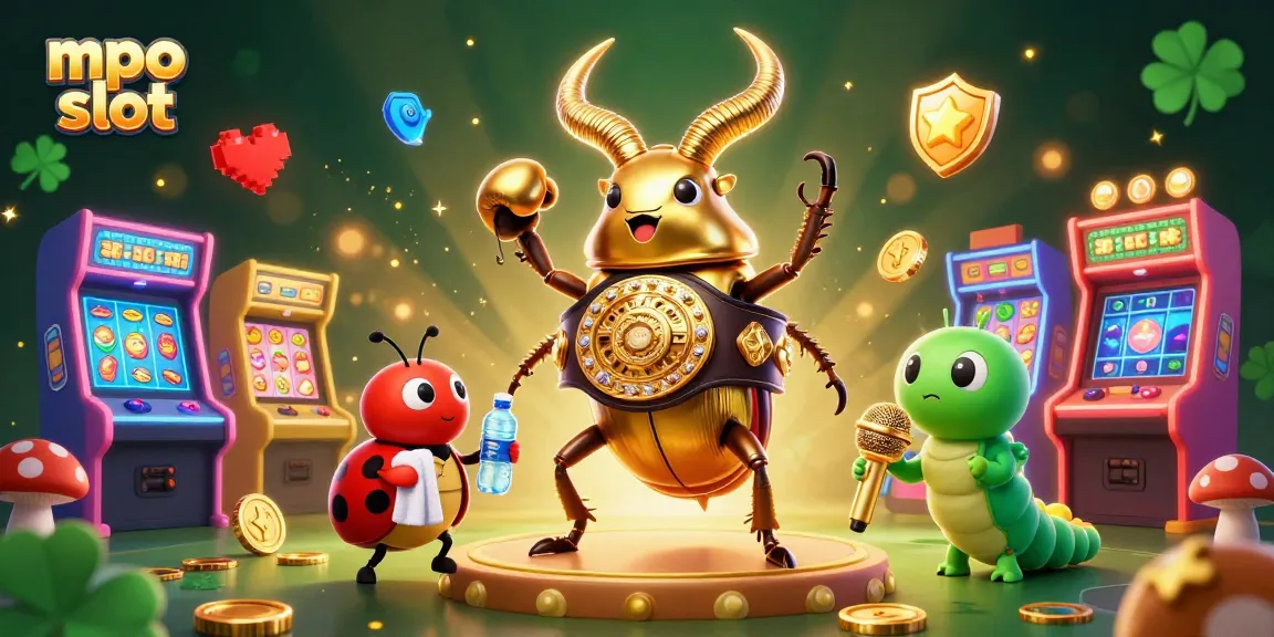 Spin the mpo slot reels with vibrant game elements and glowing characters in an exciting atmosphere.
