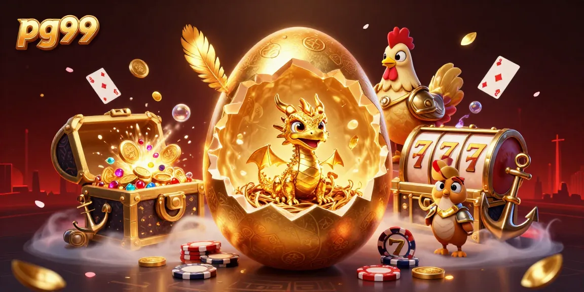 Bet on pg99 and win big in a vibrant casino scene with golden rewards and treasures.