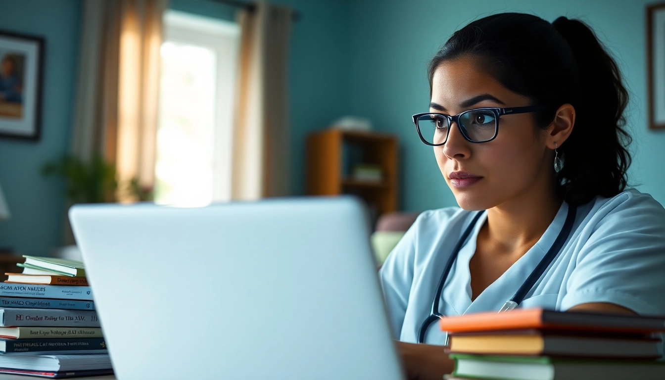 Students eagerly checking Past Nclex fast results on a laptop, reflecting hope and anticipation.