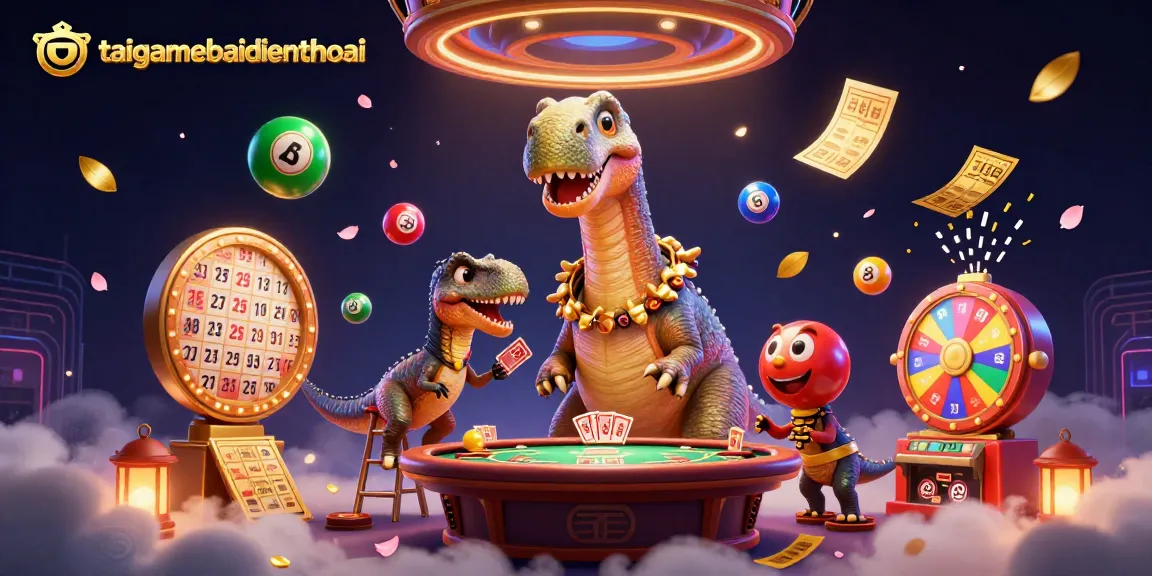 Engage with taigamebaidienthoai by enjoying a vibrant 3D casino-themed scene featuring a dynamic gambling atmosphere.